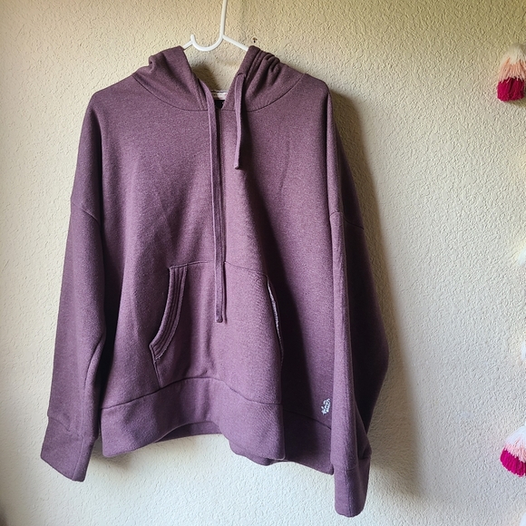 FP Movement by Free People Sweaters - Free People FP Movement Work It Out Hoodie Purple Women's Size L